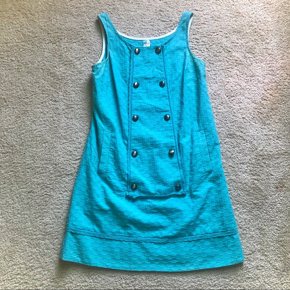 SOLD - Anthropologie Pinafore Smock Dress 👗 - Picture 4 of 9